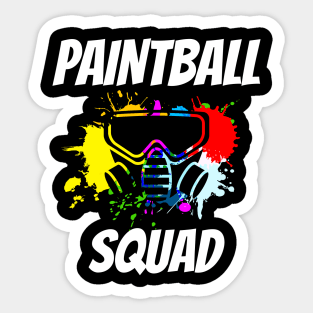 Matching Paintball T-Shirt Cool Fun Sports Game Team Shirt Sticker